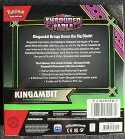 Pokemon TCG Kingambit Illustration Collection Box Shrouded Fable Sealed - Image 2