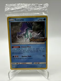 SM149 Suicune Lost Thunder Prerelease Stamped Holo Sealed Promo Pokemon TCG - Image 1
