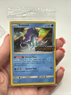 SM149 Suicune Lost Thunder Prerelease Stamped Holo Sealed Promo Pokemon TCG - Image 3