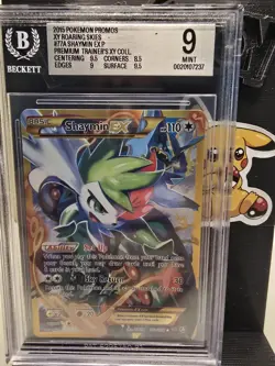 Pokemon Shaymin EX 77a/108 BGS 9 XY Collection Promo Full Art 2017 LOW POP 11 - Image 1