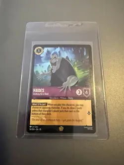 Disney Lorcana TCG Hades Looking for a Deal 56/204 Legendary Regular - NM - Image 1