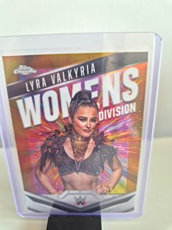 WWE Topps Chrome 2025 Women's Division Lyra Valkyria Gold /50 - Image 1