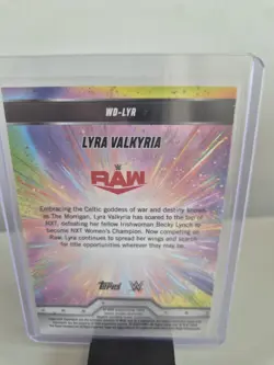 WWE Topps Chrome 2025 Women's Division Lyra Valkyria Gold /50 - Image 2