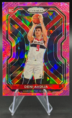 2020-21 Deni Avdija RC #290 Panini Prizm Pink Ice Prizm Rookie Blazers & Wizards - Image 1