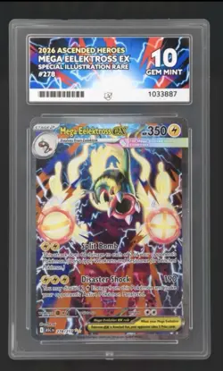 Pokemon Mega Eelektross ex 278/217 SIR Gem Mint 10 Slab - Image 2