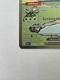 Mew ex 232/091 Bubble Mew SIR Paldean Fates Ultra Rare Pokemon READ NM - Image 4