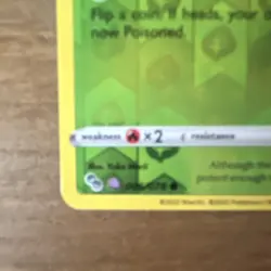 Pokemon TCG Spinarak 004/078 Reverse Pokemon GO Ditto Stamp Sticker Unpeeled NM - Image 2