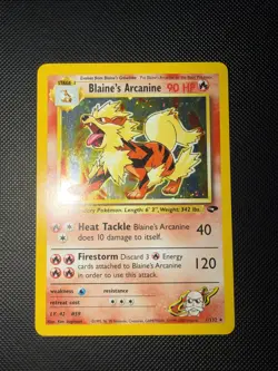 Blaine's Arcanine 1/132 Gym Challenge Holo - Image 2