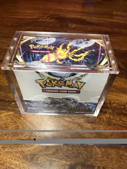 Pokemon TCG sliver Tempest Booster Box W/ Acrylic case - Image 2