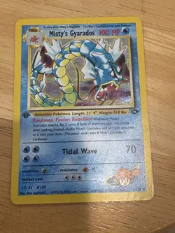 Misty's Gyarados 13/132 Gym Challenge Holo 1st - Image 1