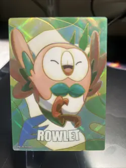 Pokemon EIF Origins 3.0 Rowlet Box Hit Thick Card - Image 1