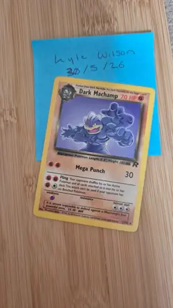 Dark Machamp 27/82 Non-Holo Rare Pokemon Card Team Rocket Unlimited Near Mint - Image 1