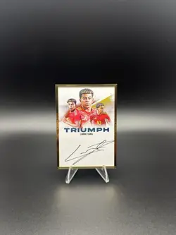 2024 Lamine YAMAL Futera Incredible /4 - ON CARD AUTO - 24k Gold Frame - Mint - Image 1
