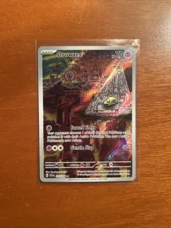 Pokemon TCG Drowzee Scarlet & Violet Base Set Holo Illustration Card 210/198 - Image 1