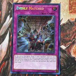Yu-Gi-Oh! Evenly Matched Secret Rare 1st Edition CIBR-EN077 - Image 1