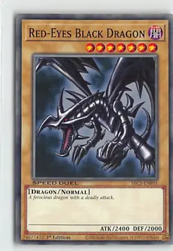 Speed Duel: Streets of Battle City Common SBC1-ENF01 Red-Eyes Black Dragon - Image 1