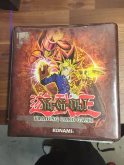 YuGiOh Konami Original Large D Ring Binder With Card Collection - Image 1