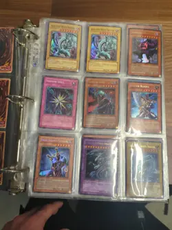 YuGiOh Konami Original Large D Ring Binder With Card Collection - Image 2