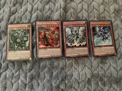 Yu-Gi-Oh! Dragon Ruler Lot 4 Holo Limited Edition English CT10-EN001-EN004 - Image 1