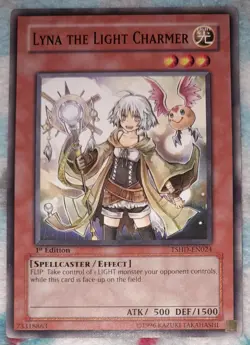 Yu-Gi-Oh! Lyna the Light Charmer Common (TSHD-EN024) 1st Edition Lightly Played - Image 1