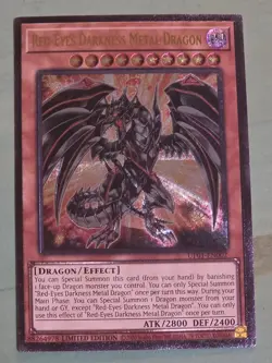 Red-Eyes Darkness Metal Dragon YGO Yu-Gi-Oh! UP01 Ultimate Rare NM - Image 4