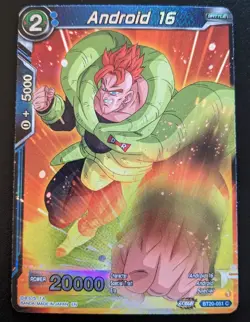 Android 16 BT20-051 Foil Common Power Absorbed Dragon Ball Super Card Game - Image 1