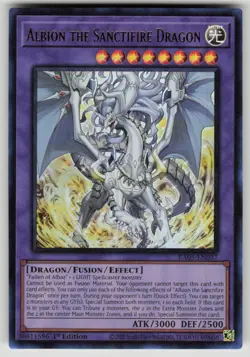 Albion the Sanctifire Dragon (Ultra Rare) RA05-EN037 NM Yu-Gi-Oh - Image 1