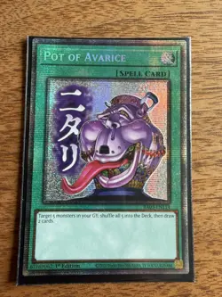 Pot of Avarice RA05-EN114 - Yugioh Starlight Rare - Rarity Collection 5 NM/M - Image 1