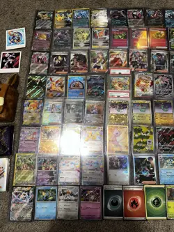 Pokemon TCG 92 Card Lot With PSA GRADED, PRISMATIC PROMO EEVEE 174, SIRs & More - Image 4