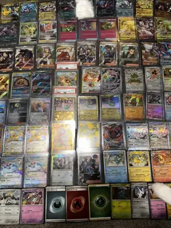 Pokemon TCG 92 Card Lot With PSA GRADED, PRISMATIC PROMO EEVEE 174, SIRs & More - Image 5