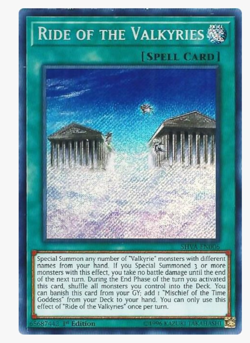 Konami Yu-Gi-Oh! Ride of the Valkyries SHVA-EN006 Secret Rare Foil 1st Ed - Image 1