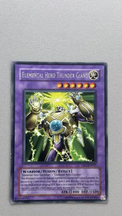 Elemental Hero Thunder Giant DP1-EN011 - Yugioh! Rare - Image 1