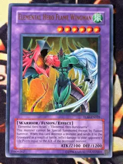 Yugioh: Elemental Hero Flame Wingman - TLM-EN035 - Ultra Rare - Unlimited - MP - Image 1