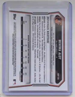 2026 Bowman Chrome Mega Box Mojo Refractor 1st Bowman Wehiwa Aloy BCP-135 - Image 2