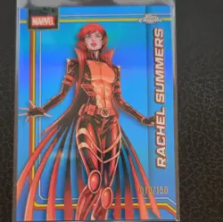 2026 Topps Chrome Marvel Comics Blue Refractor /150 - Rachel Summers - Image 1