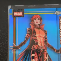 2026 Topps Chrome Marvel Comics Blue Refractor /150 - Rachel Summers - Image 4