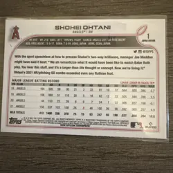 2022 Topps Japan Edition Shohei Ohtani #220 Angels - Image 2