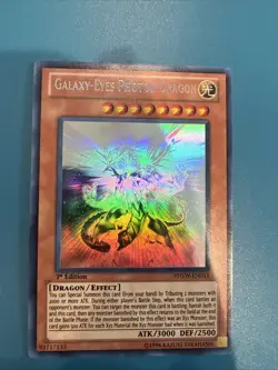 Galaxy-Eyes Photon Dragon (Ghost Rare) PHSW-EN011 Photon Shockwave 1st Edition - Image 1