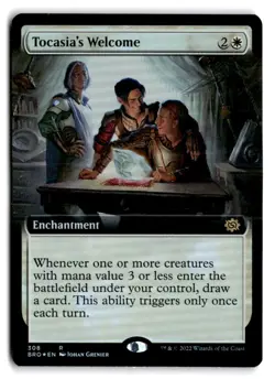 Tocasia's Welcome (Foil, Extended Art) - NM - BRO Brothers' War #308 - MTG Magic - Image 1