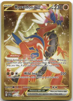 Scarlet & Violet Base Set SVI 254/198 Koraidon ex Hyper Rare NM - Image 1