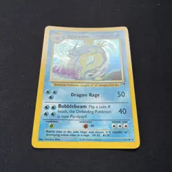 Pokemon TCG Gyarados Base Set Holo Rare 006/102 12/110 1999 - Image 2