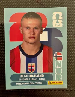Panini FIFA World Cup 2026 Erling Haaland #15 Norway Football Trading Card - Image 1
