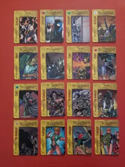 FLEER - IMAGE OVERPOWER CCG GAME CARDS - LOT OF 139 DIFFERENT CARDS - NM - Image 2