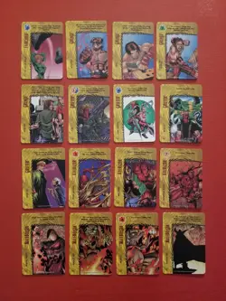 FLEER - IMAGE OVERPOWER CCG GAME CARDS - LOT OF 139 DIFFERENT CARDS - NM - Image 3