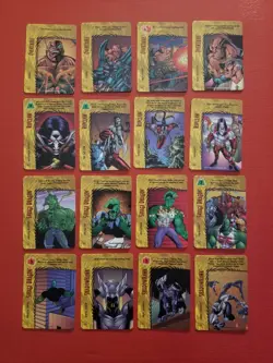 FLEER - IMAGE OVERPOWER CCG GAME CARDS - LOT OF 139 DIFFERENT CARDS - NM - Image 4