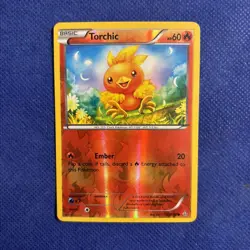 Torchic 25/160 Reverse Holo Common Primal Clash Pokemon Card - NM - Image 1