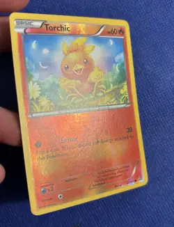 Torchic 25/160 Reverse Holo Common Primal Clash Pokemon Card - NM - Image 4