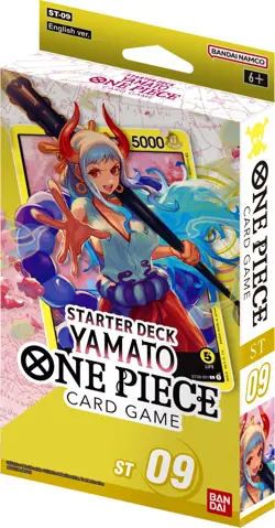 One Piece Card Game Yamato Starter Deck ST-09 English Edition Box Bandai Yellow - Image 1