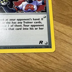 Pokemon Card - Rocket's Sneak Attack Team Rocket 72/82 Unlimited Rare - Image 2