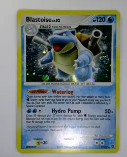 LP Blastoise LV52 2/132 Secret Wonders Holo Rare Pokemon Card SWIRL - Image 1